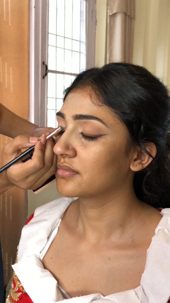 pratima bridal before look